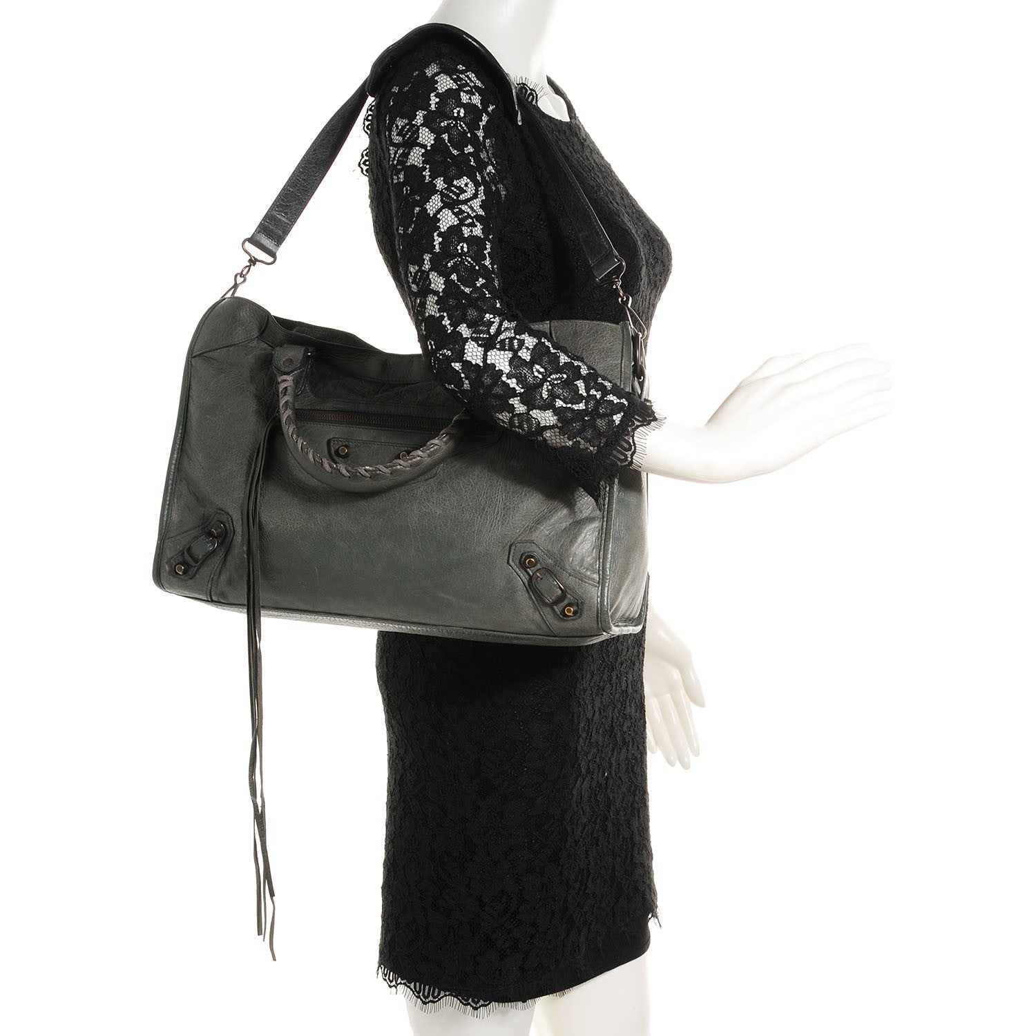Balenciaga Agneau Classic Hardware City Anthracite 2 of 18