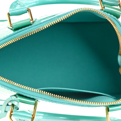 Louis Vuitton Vernis Alma BB Turquoise 5 of 10