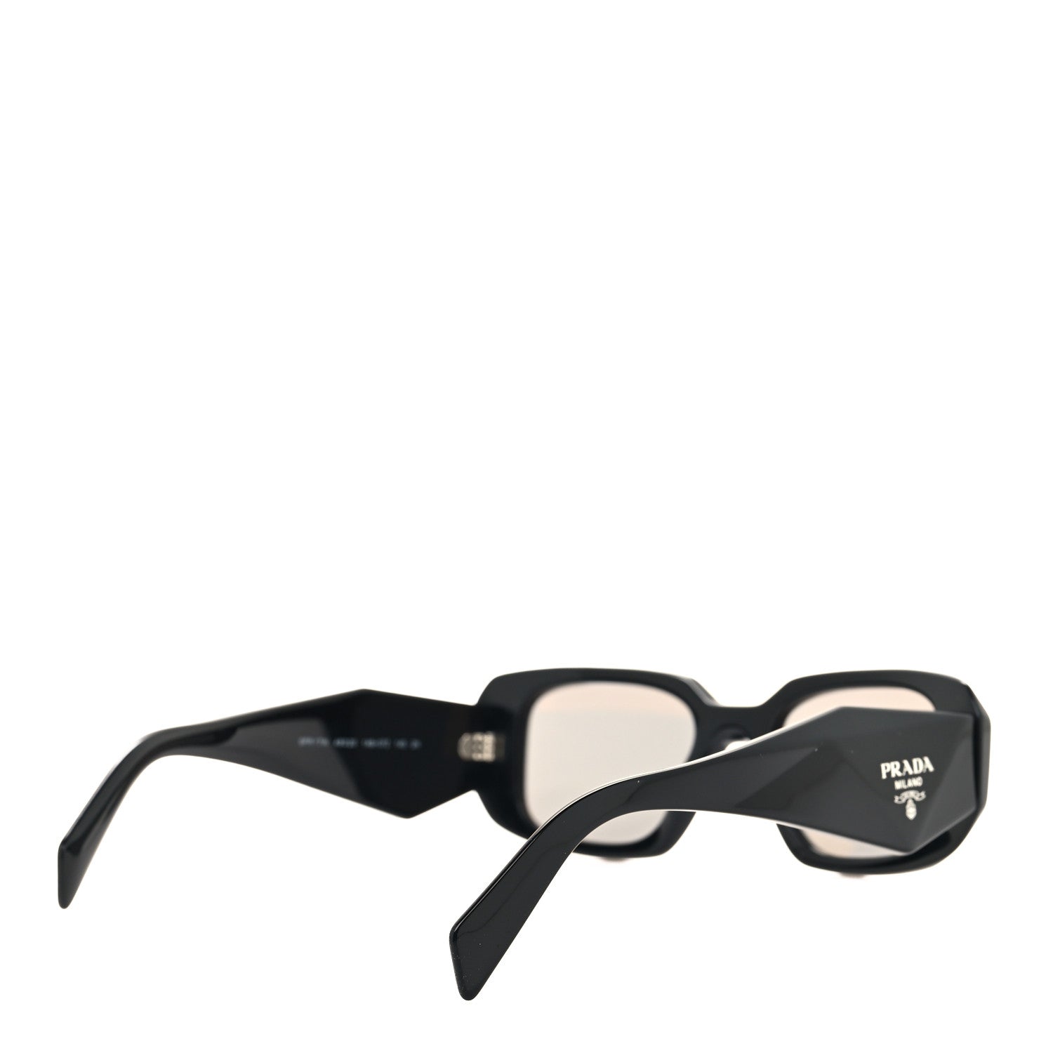 Prada Acetate Symbole Sunglasses SPR 17W Black 4 of 7