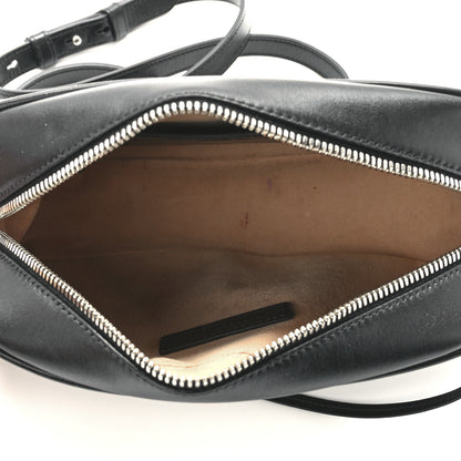 Gucci Calfskin Matelasse Aria Small GG Marmont Chain Shoulder Bag Black 5 of 12