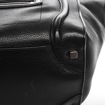 Celine Drummed Calfskin Mini Luggage Black 12 of 14