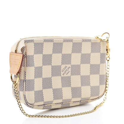 Louis Vuitton Damier Azur Mini Pochette Accessories 3 of 8