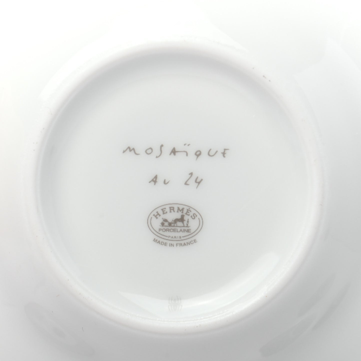 Porcelain Mosaique au 24 Coffee Cup and Saucer Set of 2