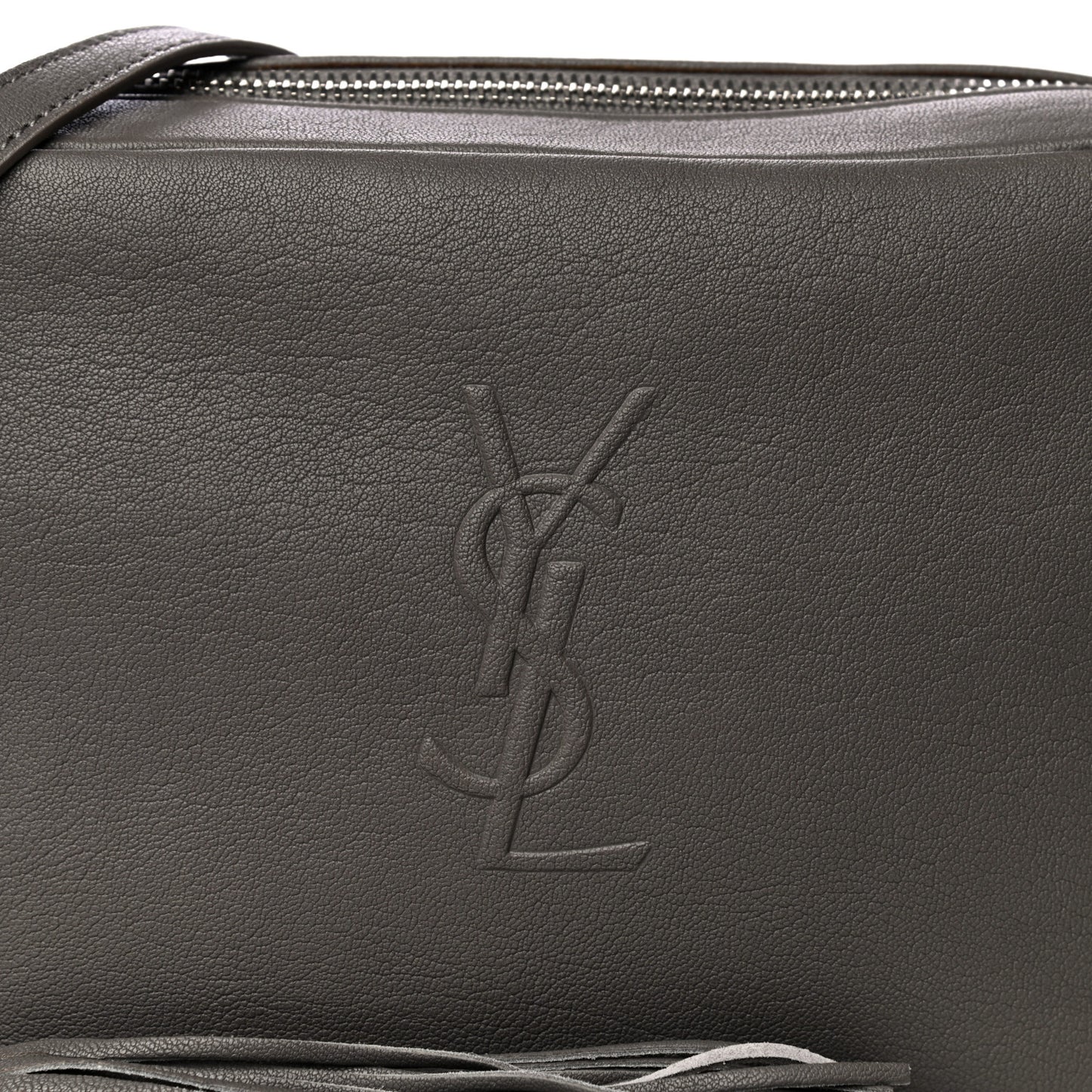 Lambskin Monogram Small Lou Camera Bag Asphalt