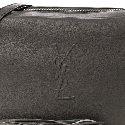 Saint Laurent Lambskin Monogram Small Lou Camera Bag Asphalt 12 of 13