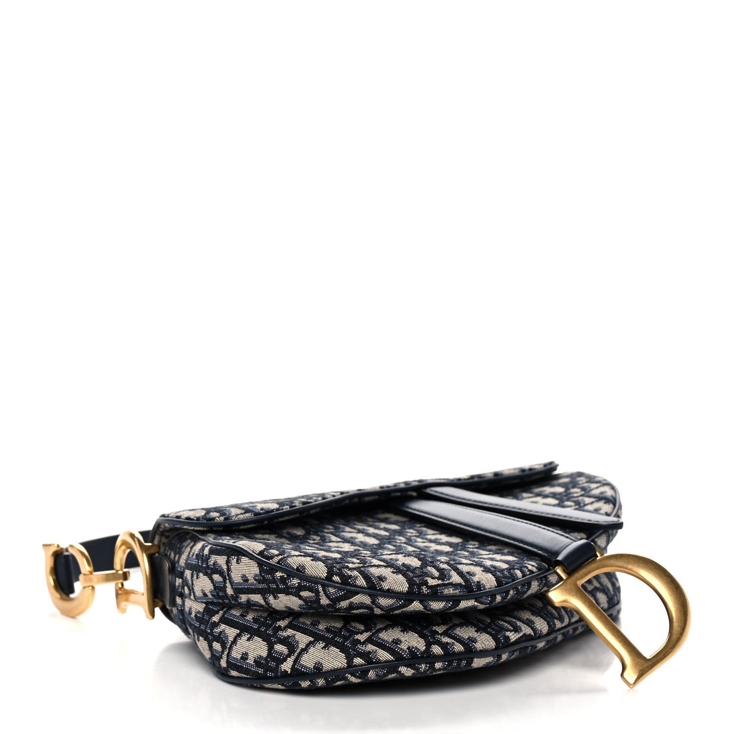Oblique Saddle Bag Blue