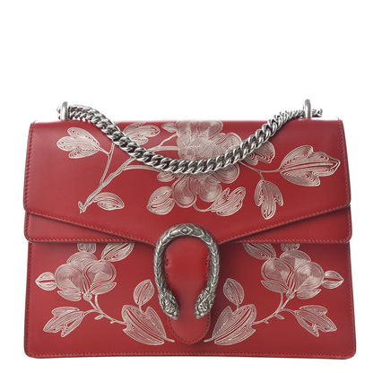 Gucci Calfskin Chinese New Year Medium Dionysus Shoulder Bag Hibiscus Red 1 of 9