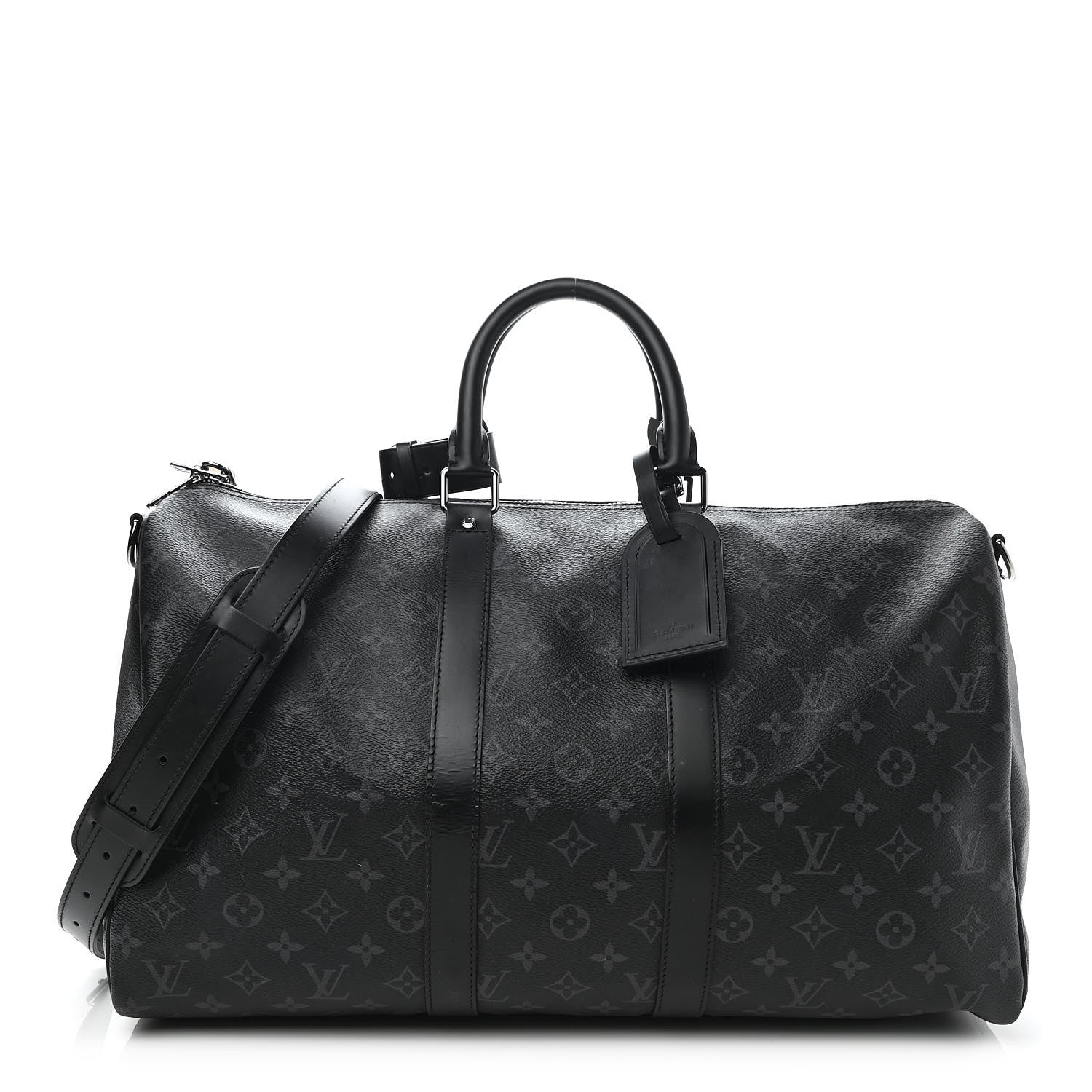 Louis Vuitton Monogram Eclipse Keepall Bandouliere 45 1 of 11