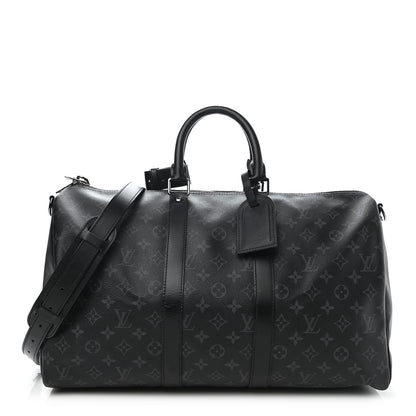 Louis Vuitton Monogram Eclipse Keepall Bandouliere 45 1 of 11