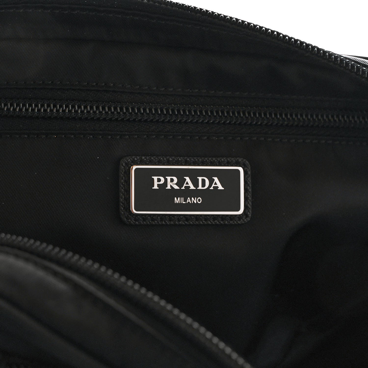 Prada Re-Nylon Saffiano Belt Bag Black 6 of 8