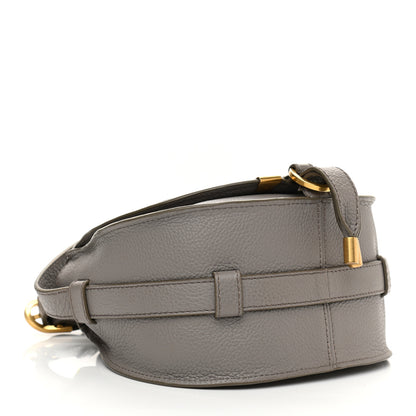 Chloe Calfskin Mini Marcie Round Crossbody Bag Cashmere Grey 4 of 12