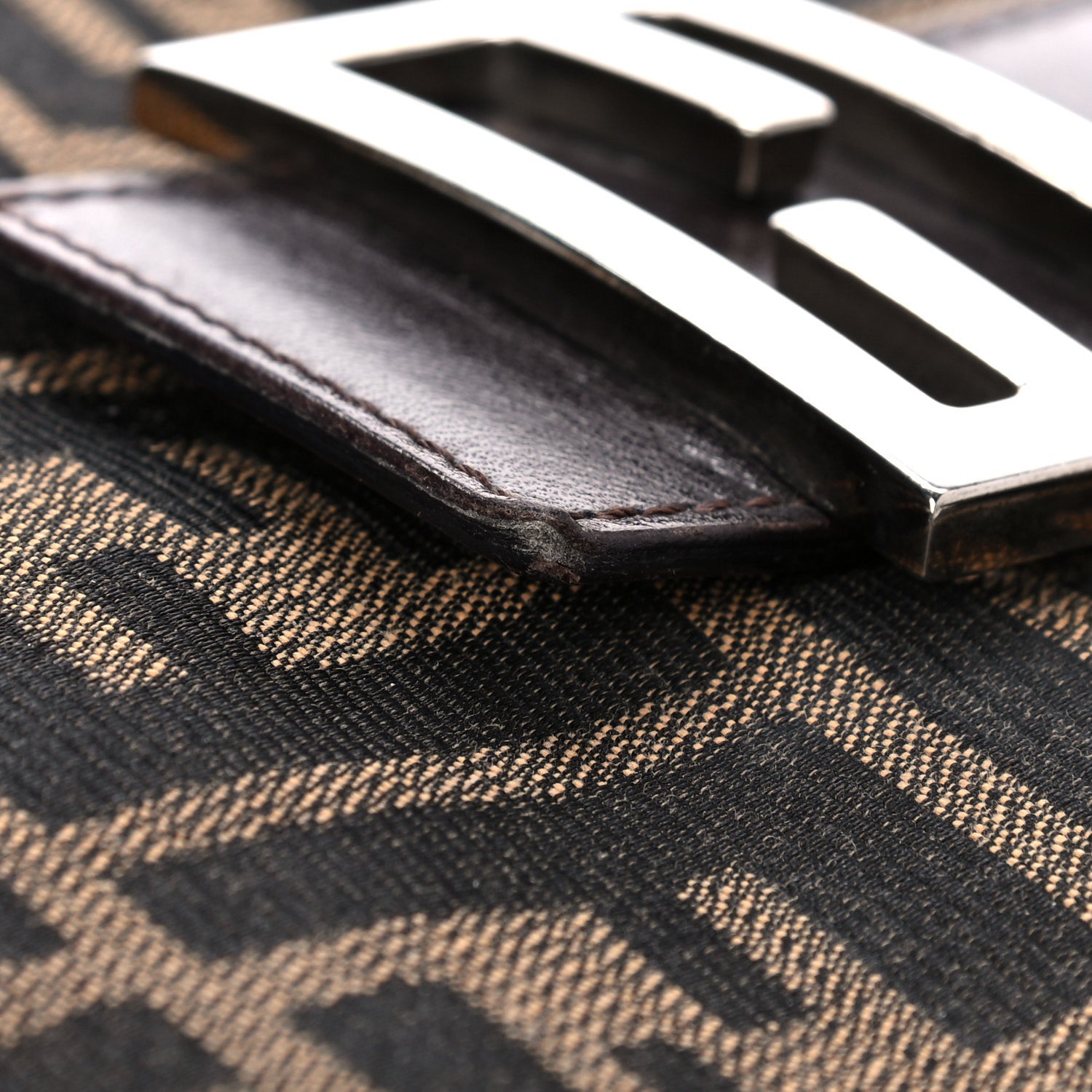 Fendi Zucca Shoulder Bag Tobacco 19 of 24