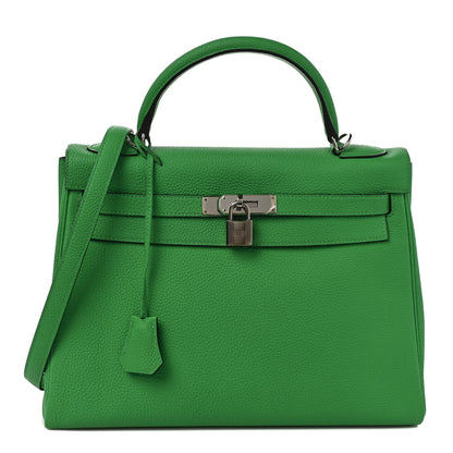 Hermes Togo Kelly Retourne 32 Bambou 1 of 7