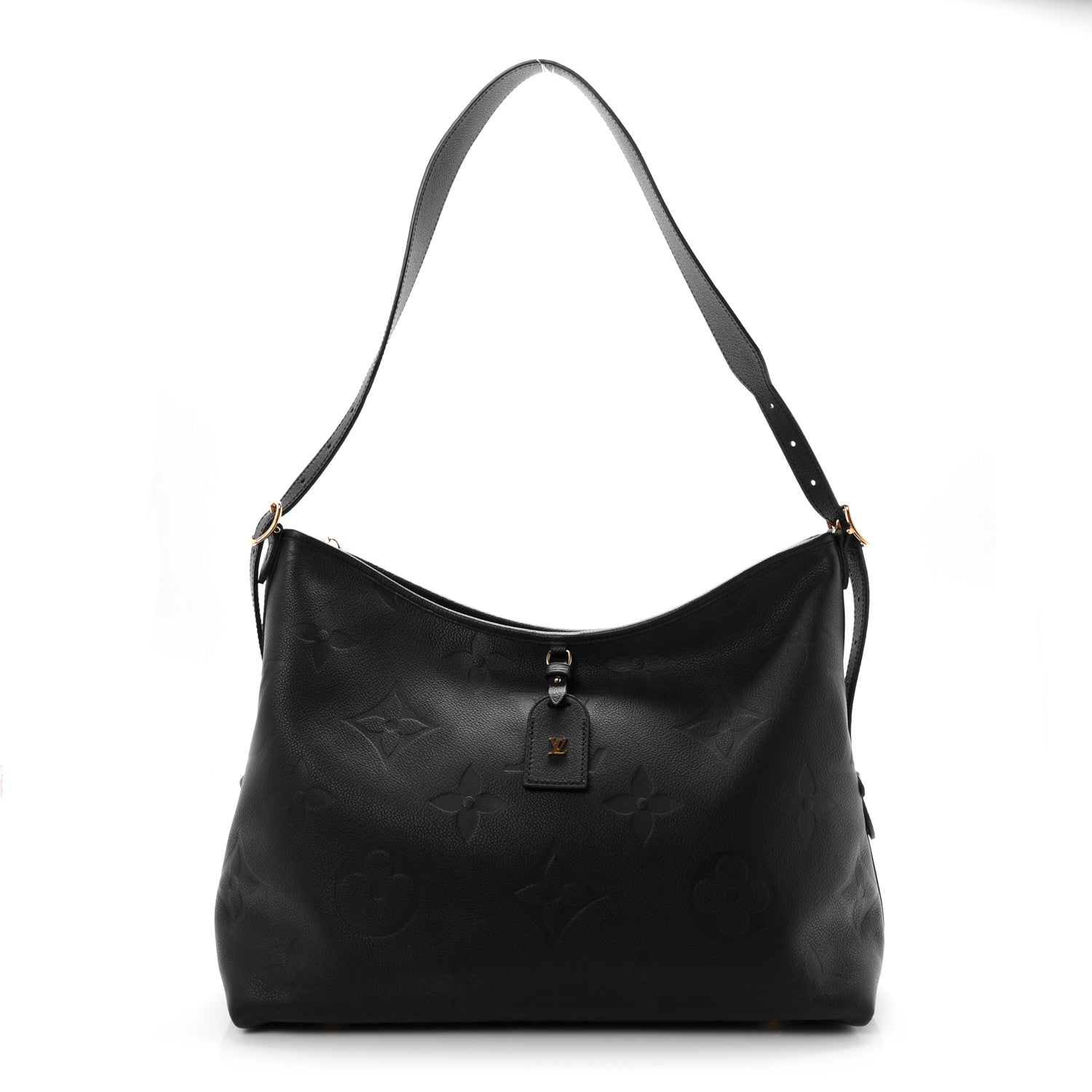 Louis Vuitton Empreinte Monogram Giant Carryall MM Black 1 of 11
