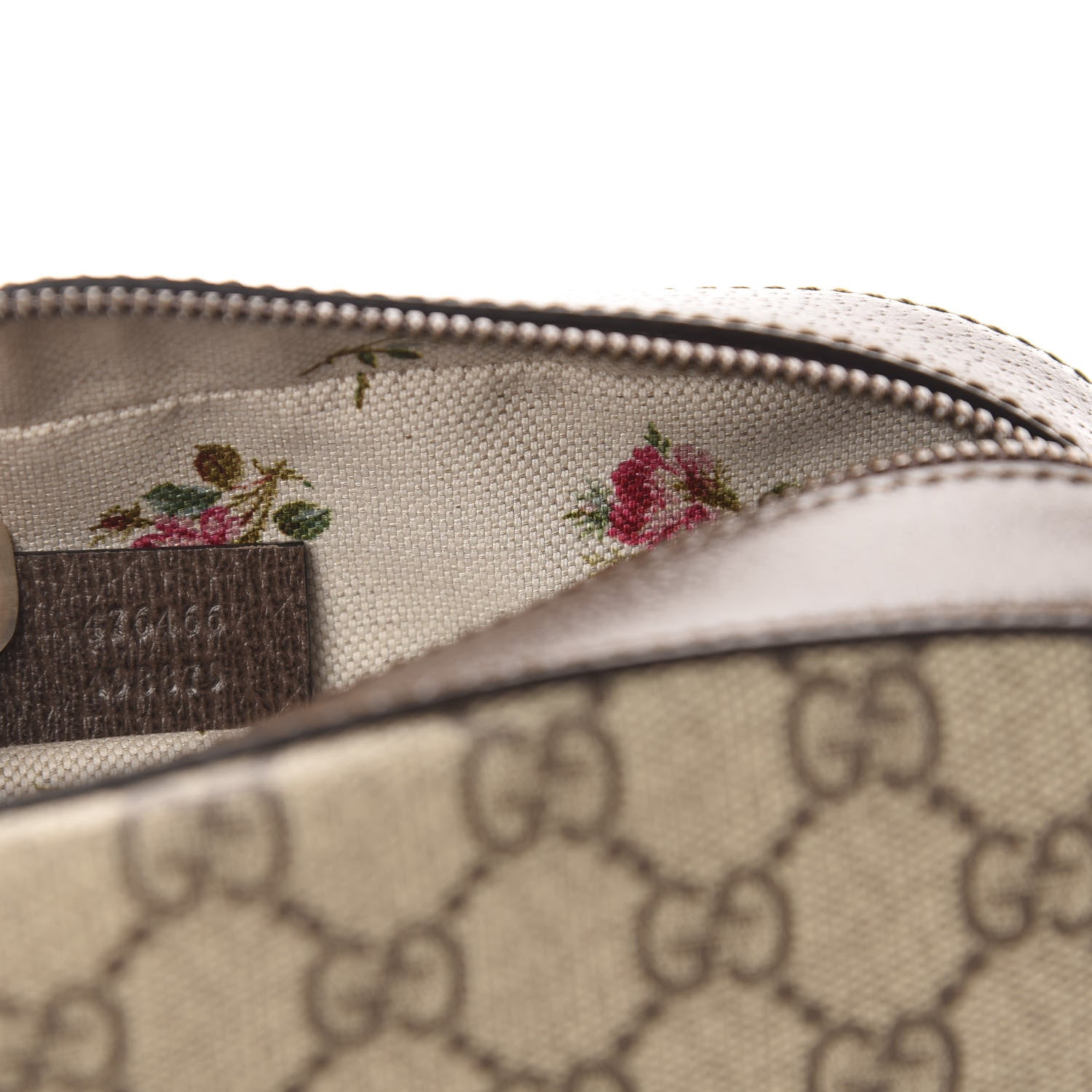 Gucci GG Supreme Monogram Web Neo Vintage Shoulder Bag Beige New Acero Crop 9 of 10