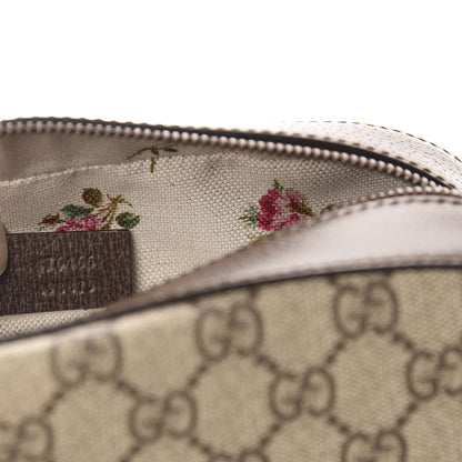 Gucci GG Supreme Monogram Web Neo Vintage Shoulder Bag Beige New Acero Crop 9 of 10
