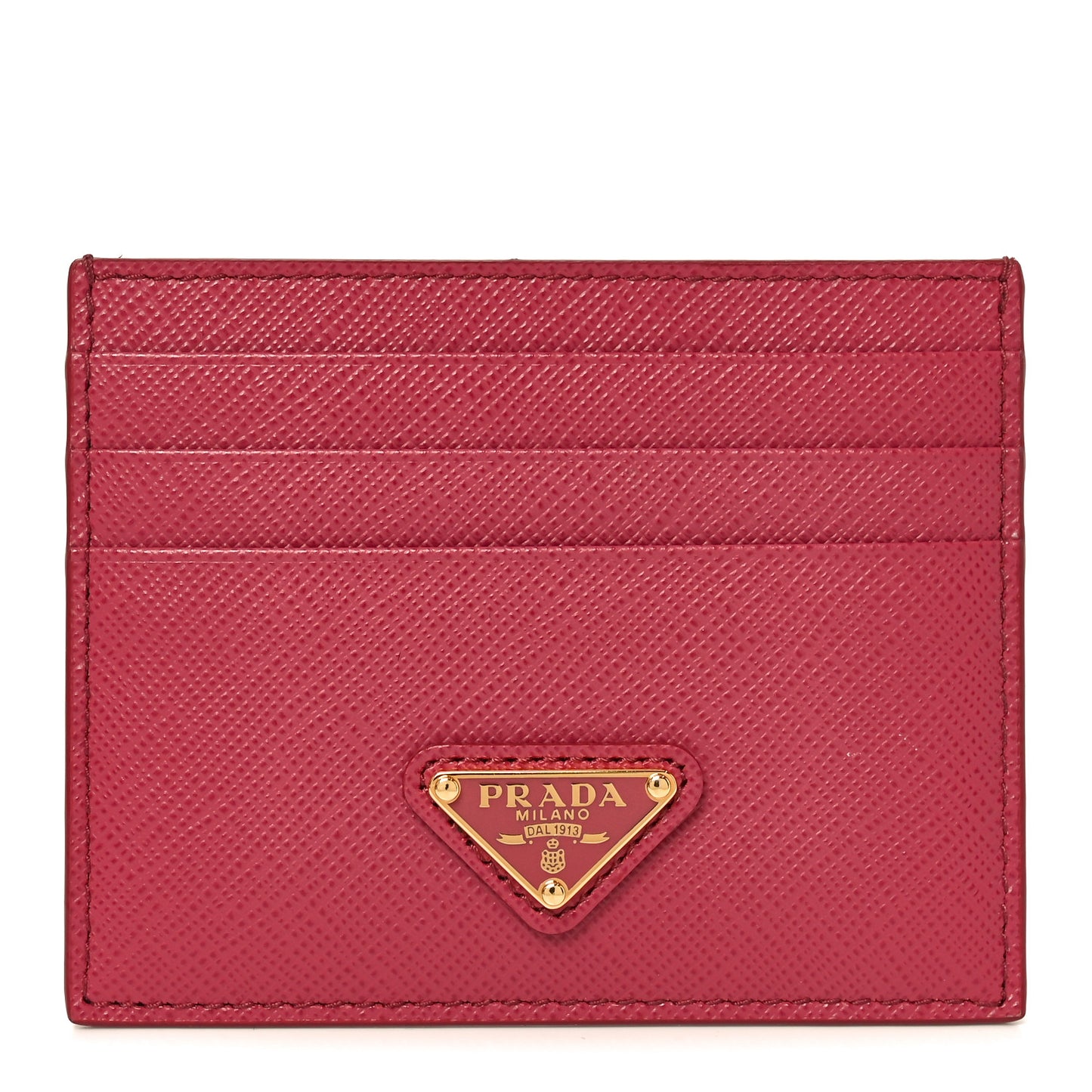 Saffiano Triangle Card Holder Bruyere