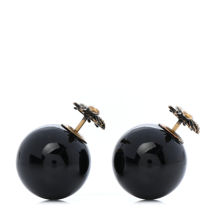 Christian Dior Mise En Dior Tribal Bee Earrings Black 1 of 4