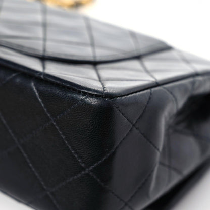 Chanel Lambskin Quilted Small Double Flap Black 17 of 19