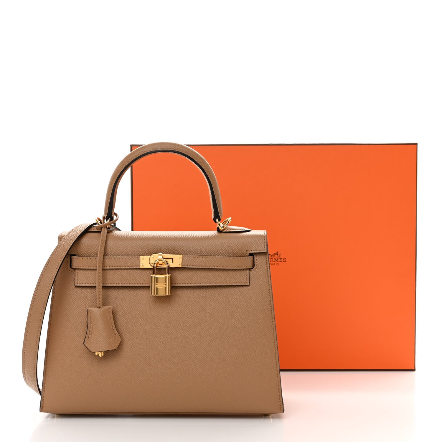 Hermes Epsom Kelly Sellier 25 Chai 13 of 13