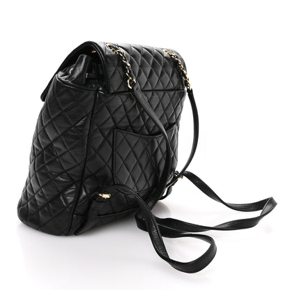 Chanel Lambskin Quilted Large Urban Spirit Backpack Black 3 of 21