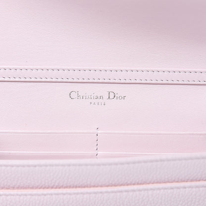 Christian Dior Grained Calfskin Diorama Wallet on Chain Pouch Rose Poudre 6 of 11