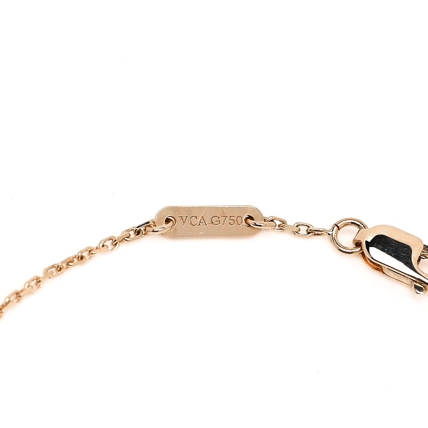 Van Cleef & Arpels 18K Yellow Gold Mother of Pearl Sweet Alhambra Butterfly Bracelet 4 of 5
