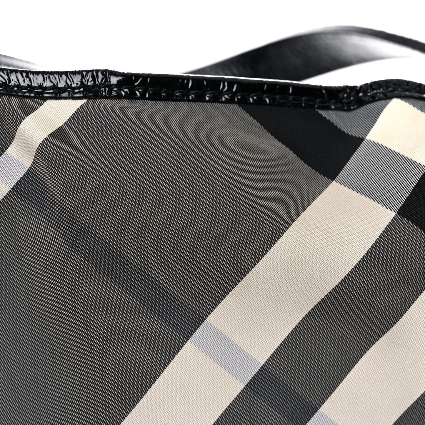 Nylon Beat Check Victoria Tote Black