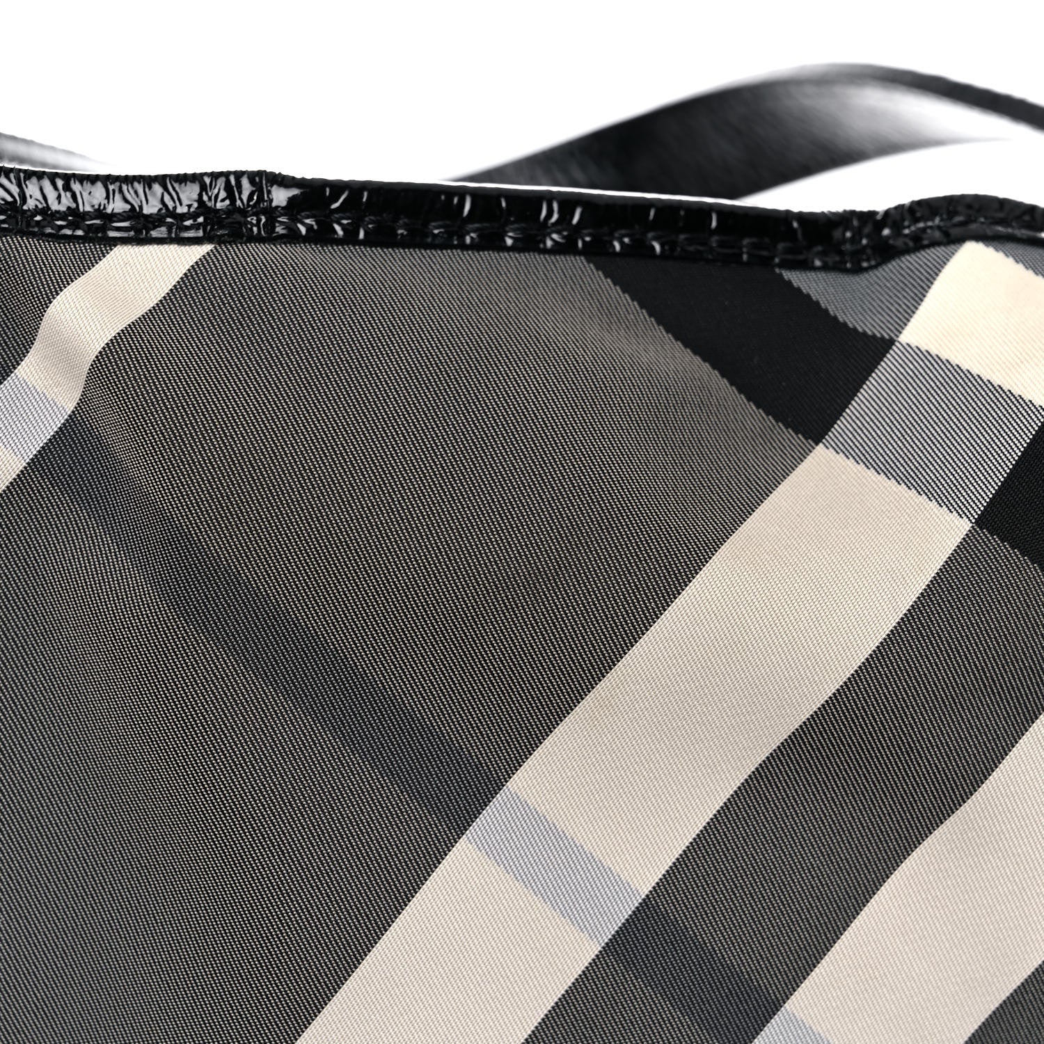 Burberry Nylon Beat Check Victoria Tote Black 15 of 16