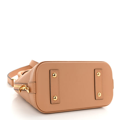 Louis Vuitton Calfskin Metal Monogram Alma BB Camel Brown 4 of 10