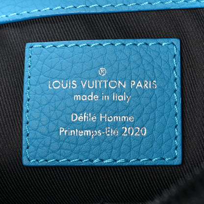 Louis Vuitton Taurillon Monogram Sac Plat Messenger Turquoise 6 of 9