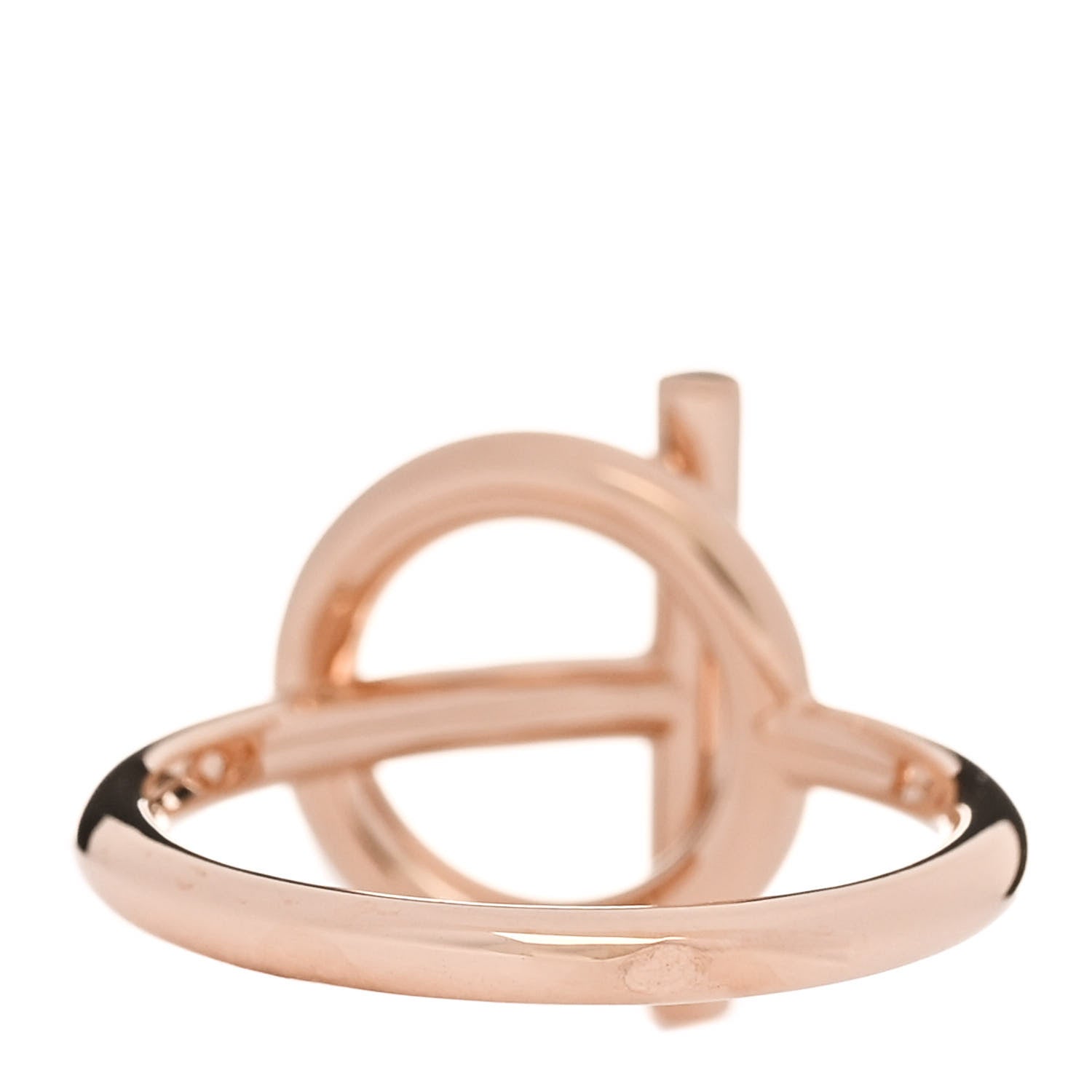 Hermes 18K Rose Gold PM Echappee Ring 50 5.25 4 of 5