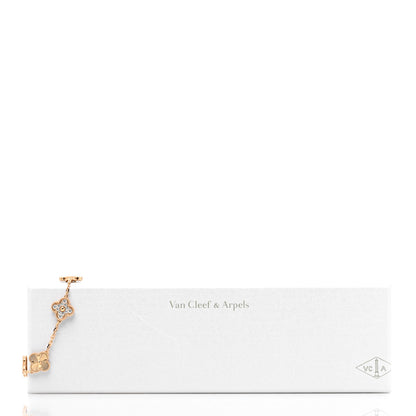 Van Cleef & Arpels 18K Yellow Gold Diamond 5 Motifs Guilloche Vintage Alhambra Bracelet 4 of 4