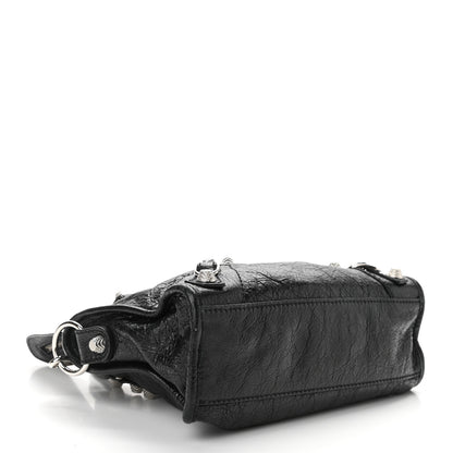 Balenciaga Agneau Giant 12 Silver Hardware Mini City Black 4 of 10