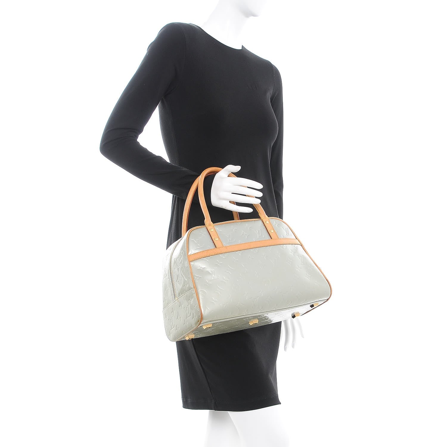Louis Vuitton Vernis Tompkins Square Silver 2 of 8