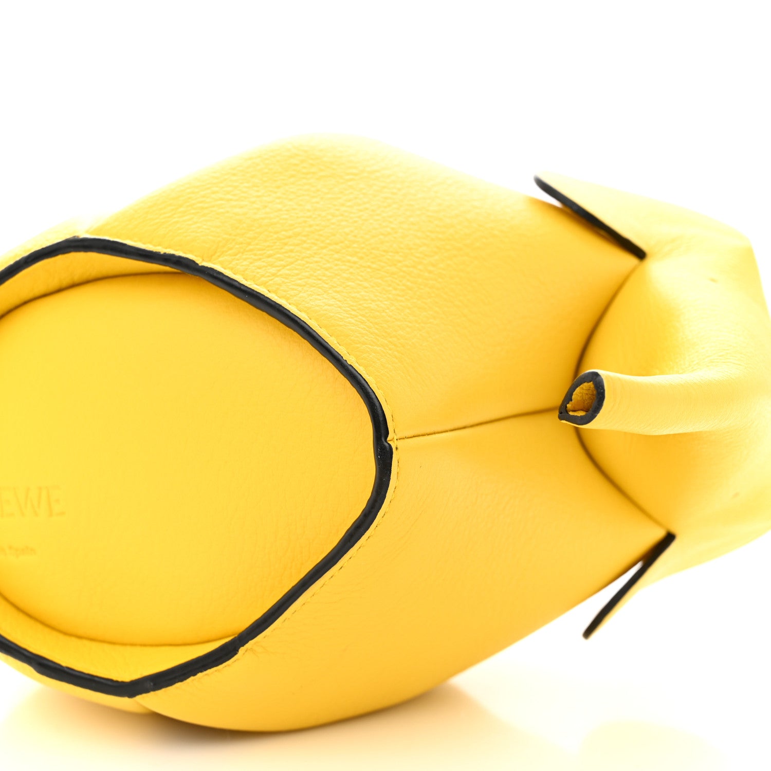Loewe Calfskin Mini Elephant Crossbody Bag Yellow 10 of 11