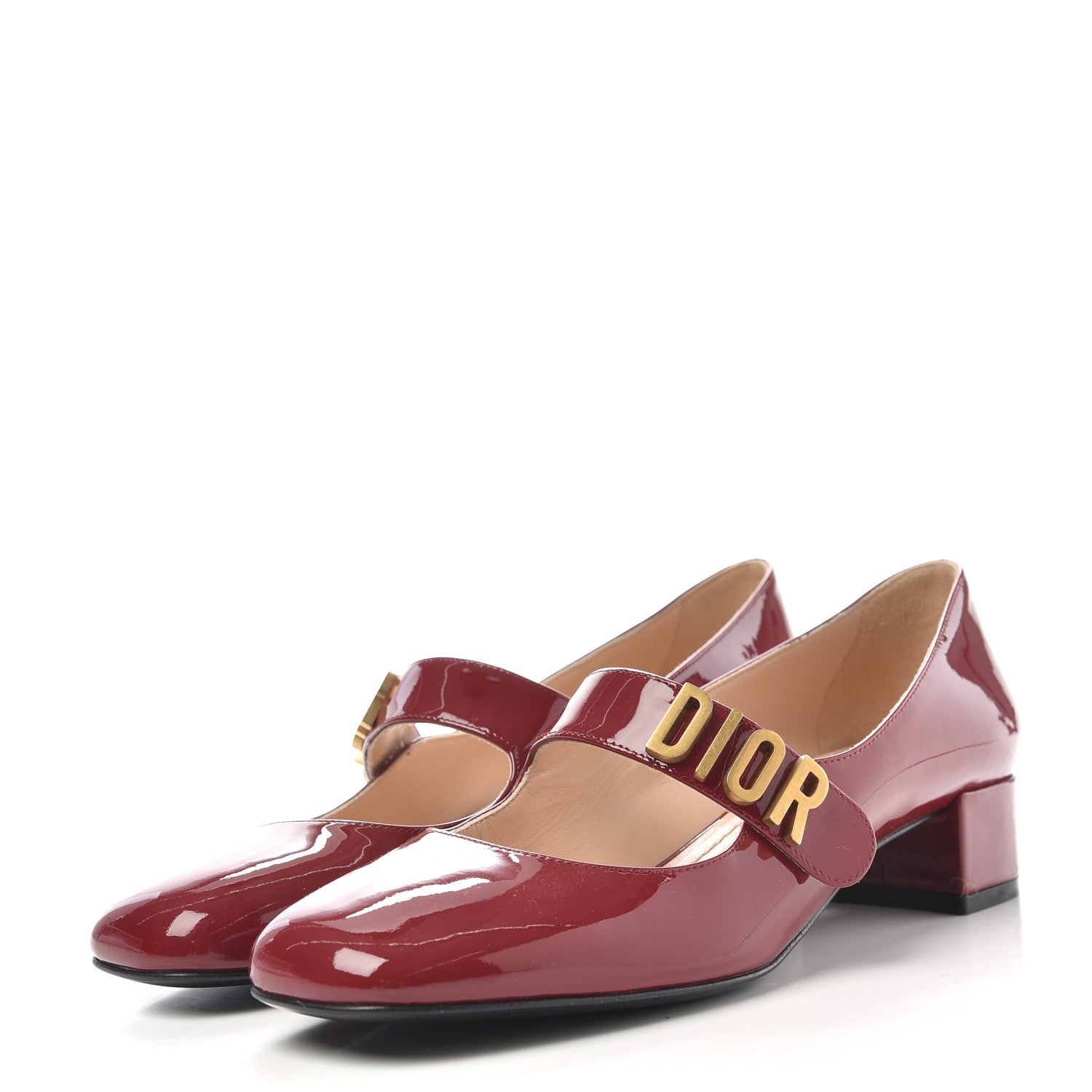Christian Dior Patent Baby-D Ballet Pumps 38 Scarlet 3 of 11