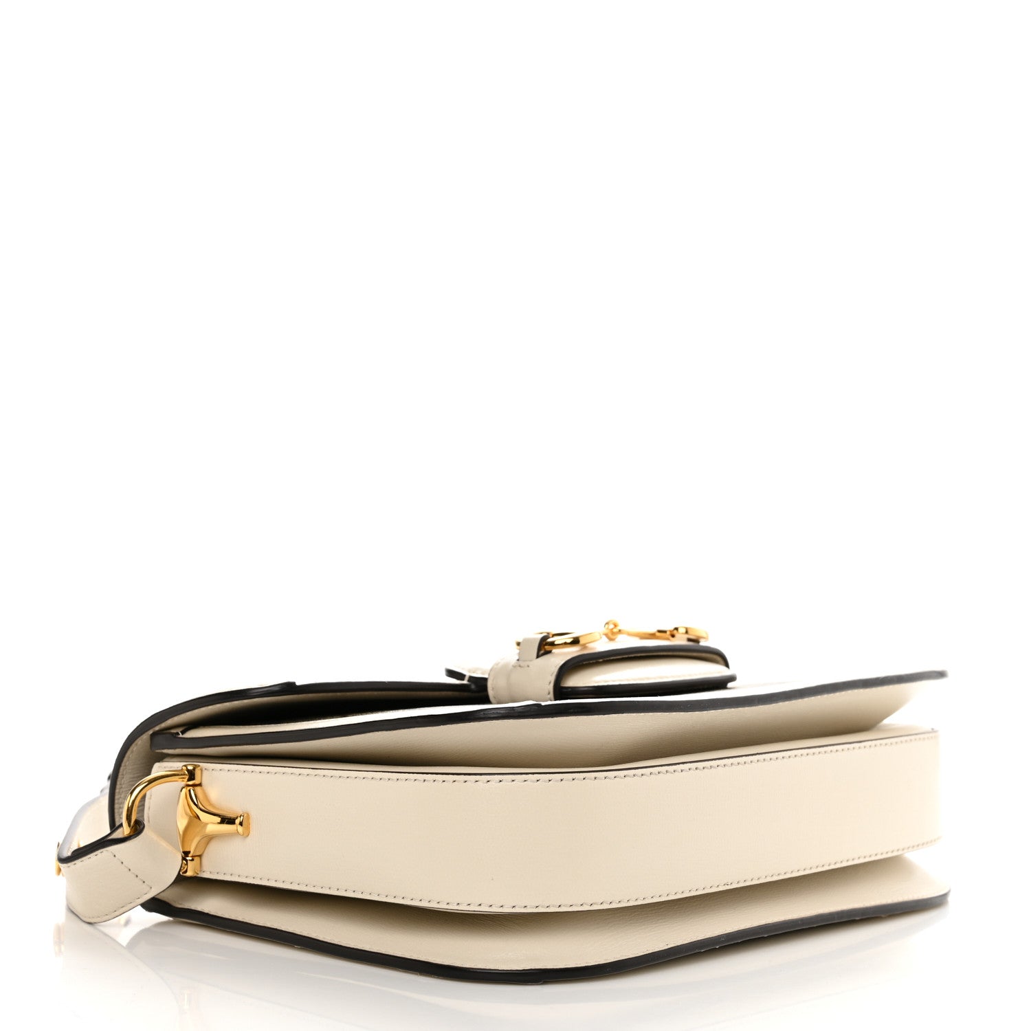 Gucci GG Supreme Monogram Horsebit 1955 Shoulder Bag Beige Mystic White 4 of 11