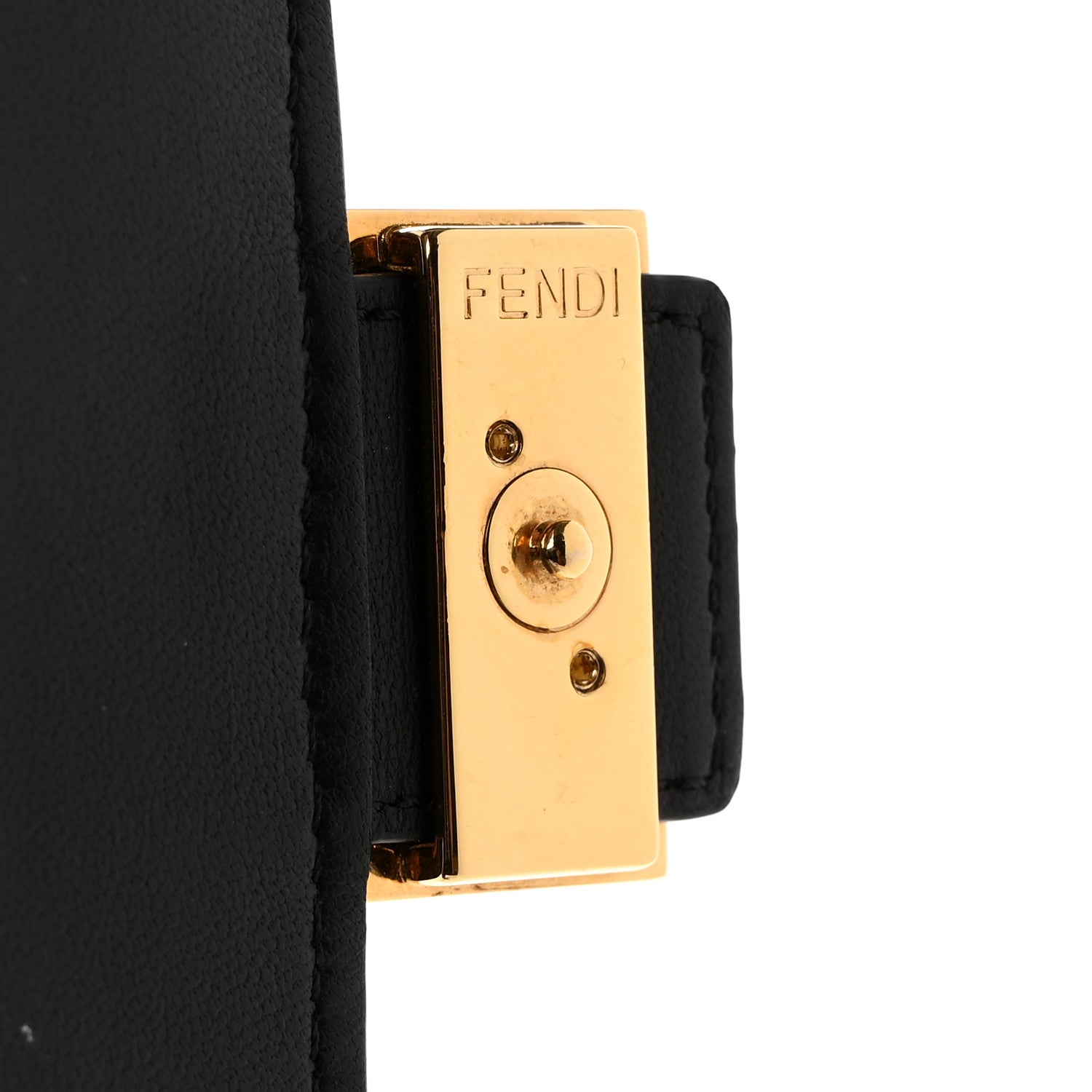 Fendi Nappa Matisse FF Embossed Continental Wallet Black 7 of 10