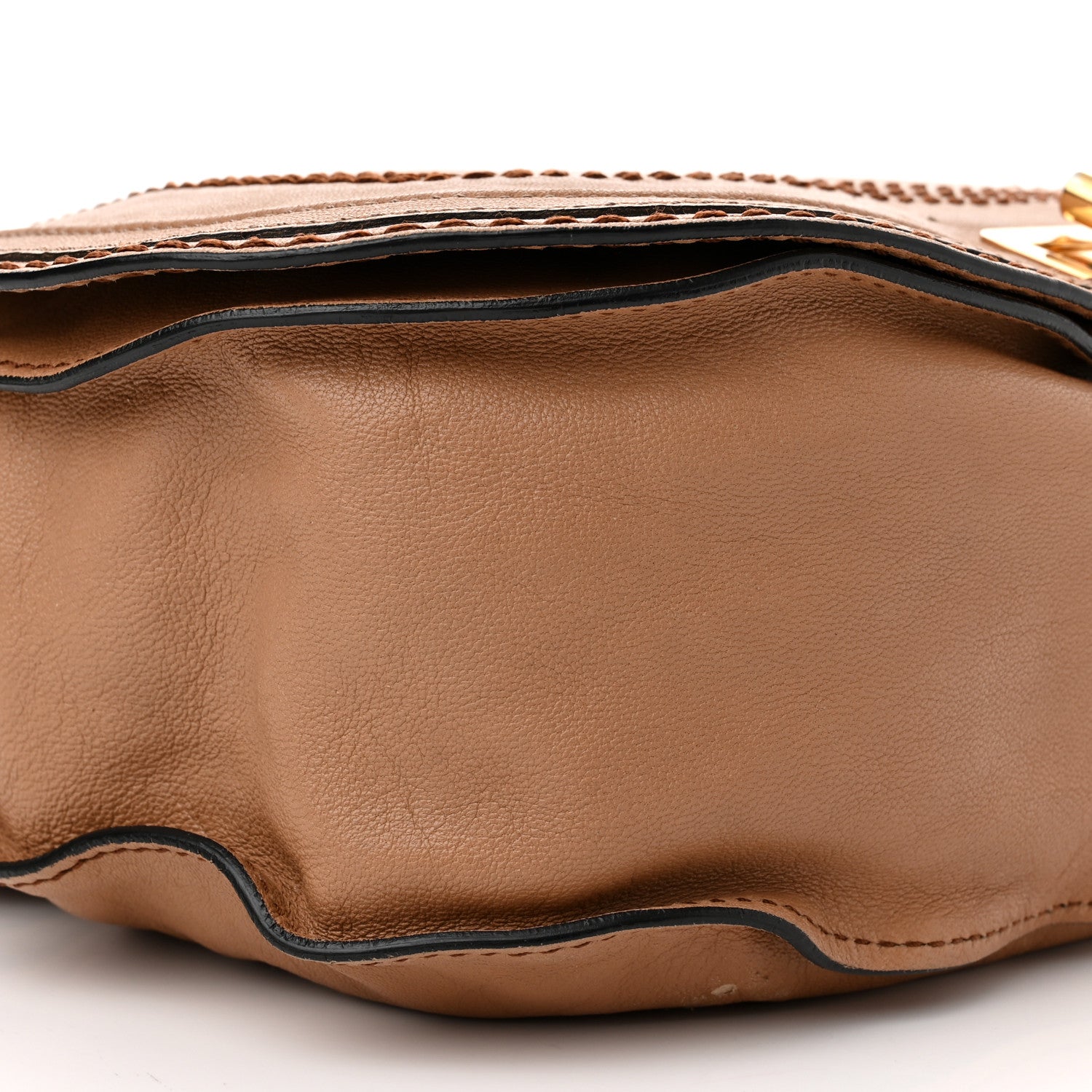 Chloe Calfskin Large Marcie Lock Messenger Armagnac 9 of 13