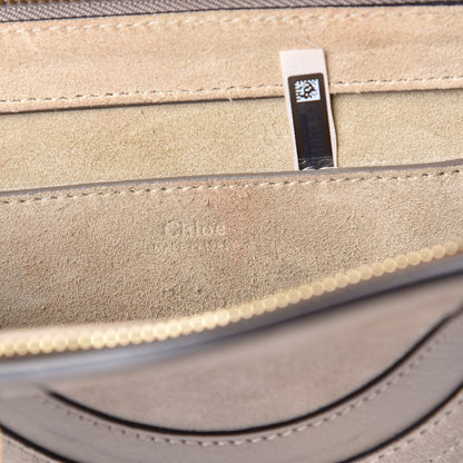 Chloe Calfskin Suede Small Pixie Bag Motty Grey 6 of 14