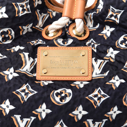 Louis Vuitton Nylon Monogram Cruise Bulles GM Navy 10 of 11