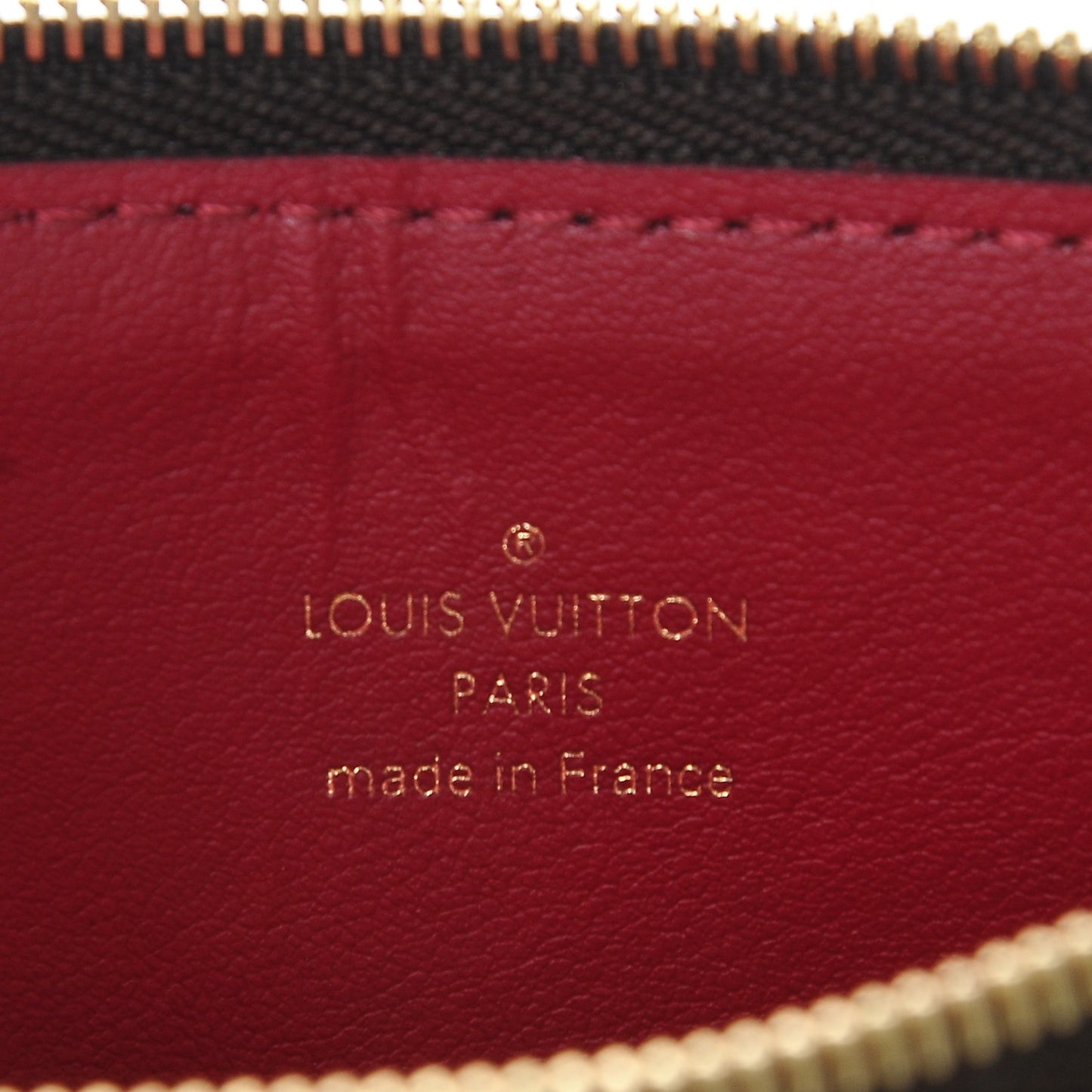 Monogram Felicie Chain Wallet Zippered Insert