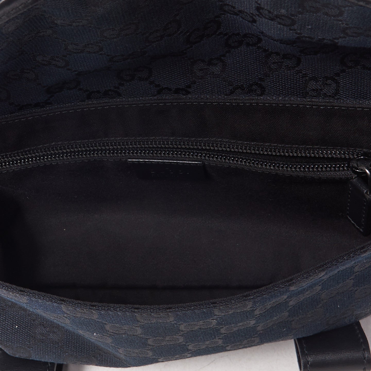 Gucci Monogram Waist Belt Bag Black 4 of 8