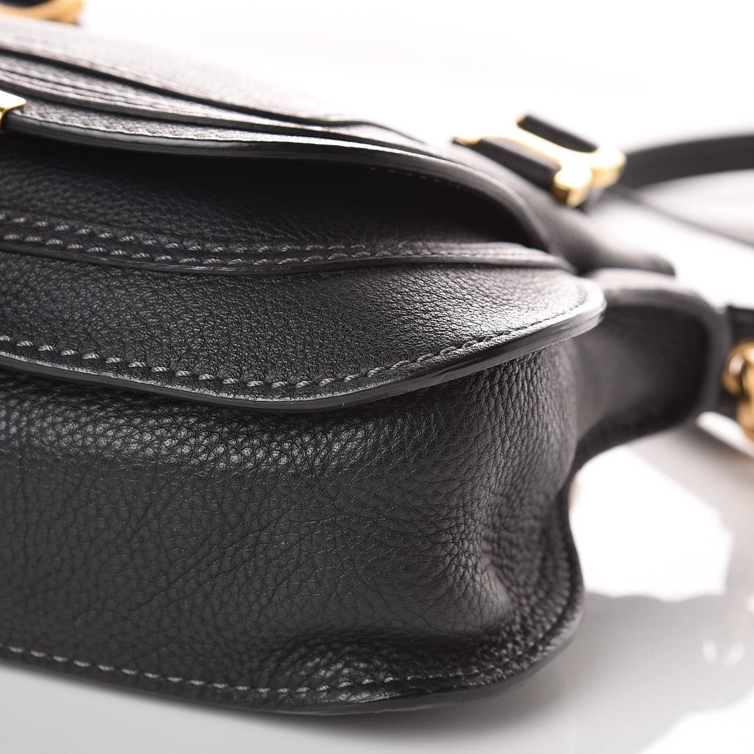 Chloe Calfskin Baby Marcie Satchel Black 10 of 10