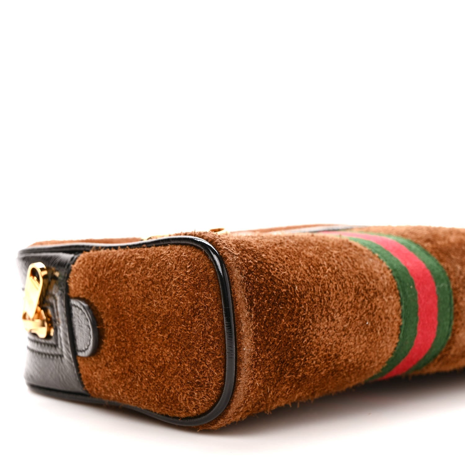 Gucci Suede Small Ophidia Belt Bag 85 34 Brown 8 of 10