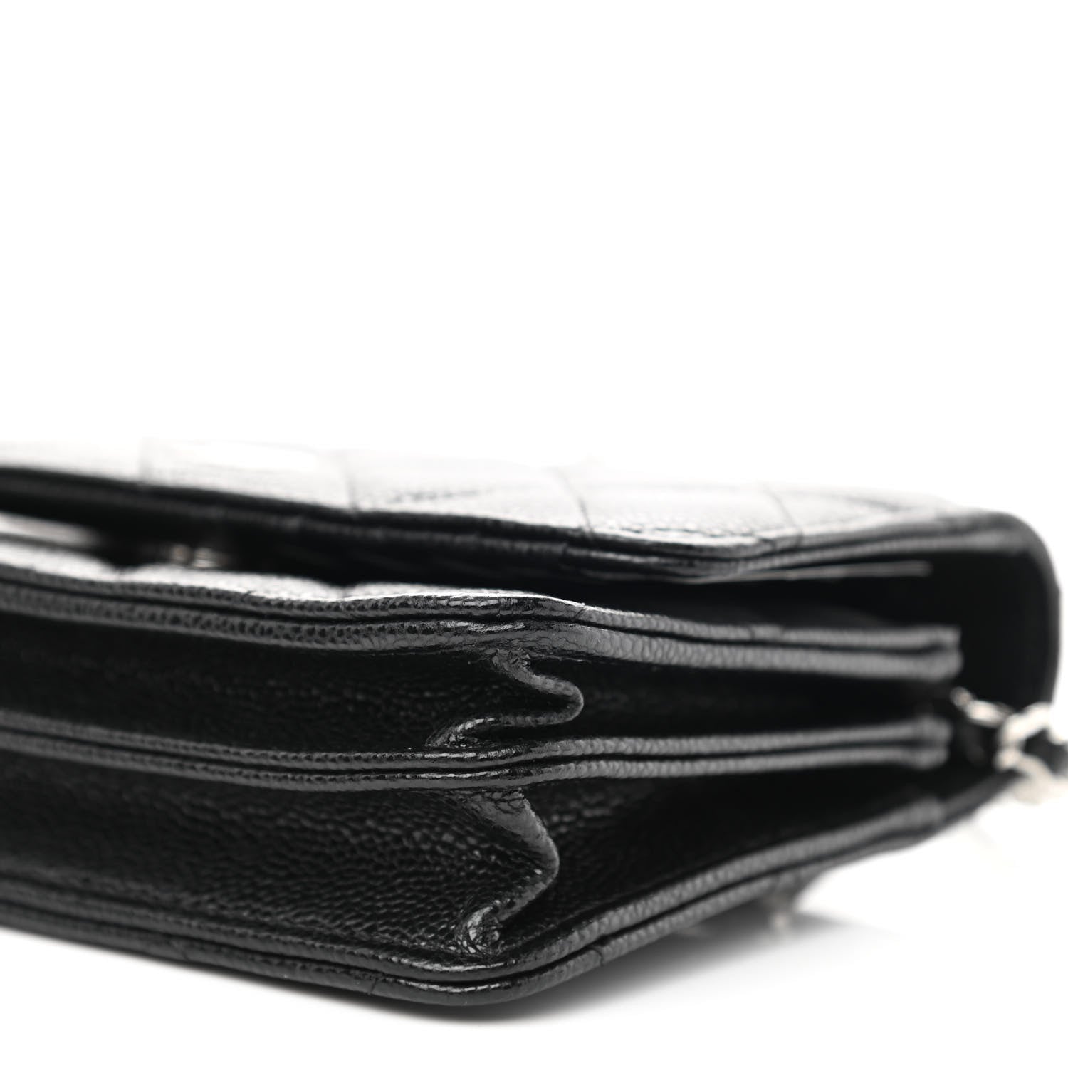 Chanel Caviar Quilted Mini Wallet On Chain WOC Black 9 of 10