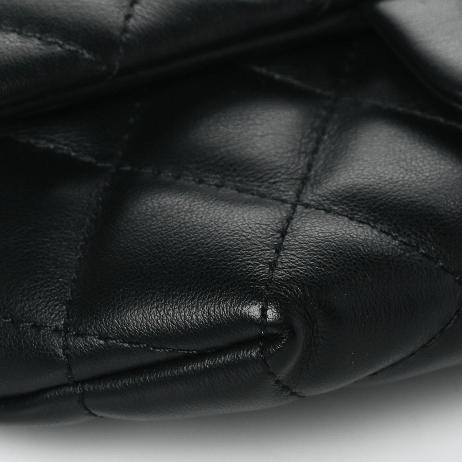 Chanel Calfskin Quilted CC Uniform Flap Belt Bag Black 9 of 10