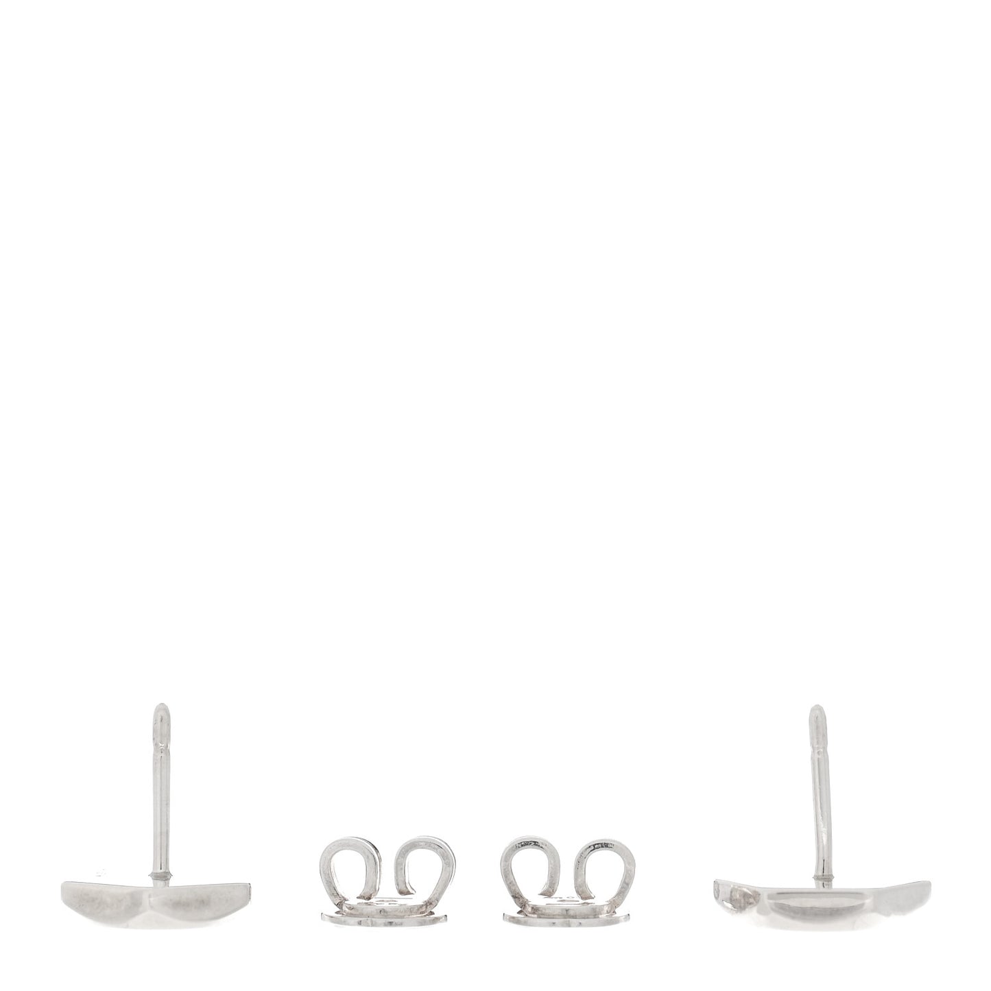 Sterling Silver Logo Trademark Earrings