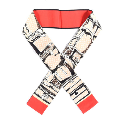 Louis Vuitton Silk Monogram Trunks Bandeau Brown 2 of 7